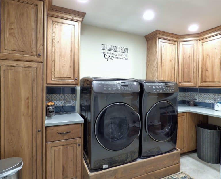 brown wooden cabinets