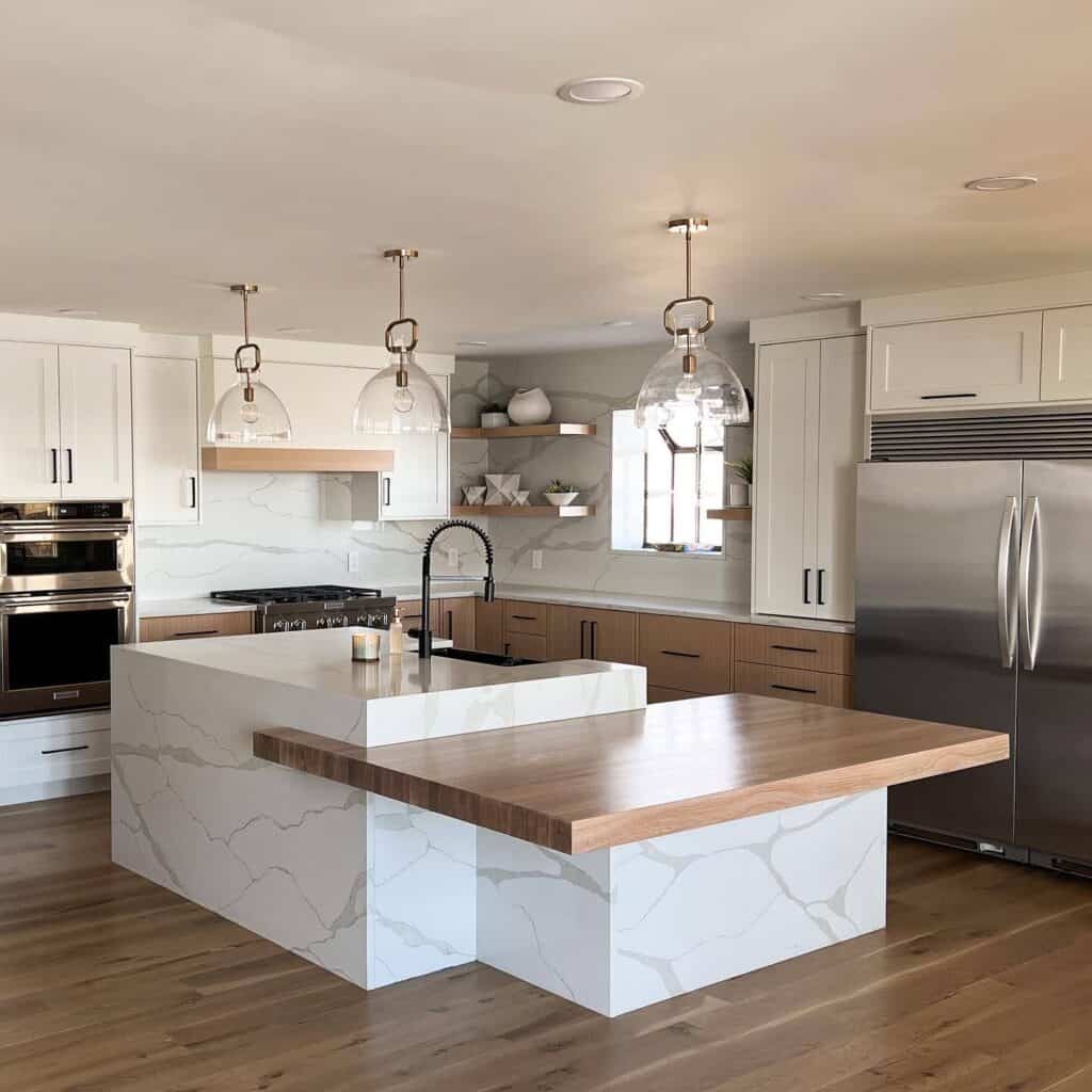 custom kitchen from Millennial Cabinetry and Millwork
