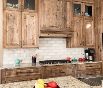 custom designed wooden kitchen cabinets